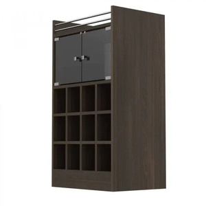 Estante de vino multiusos para puerta de vidrio de 12 botellas, estante de exhibición superior para Cocina, Restaurante, hogar, muebles de Bar - Product Image 2