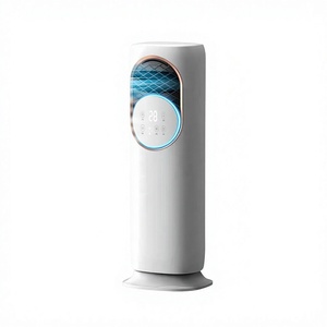 Climatiseur domestique télécommandé chaud/froid à eau, ventilateur brumisateur compact vertical intelligent avec oscillation et minuterie - Product Image 1