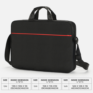 Sac pour ordinateur portable personnalisé avec motifs et logos, housse pour ordinateur portable imperméable, sac à bandoulière multifonctionnel pour ordinateur portable - Product Image 2