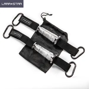 LS3015 New Design High Quality Cable Attachments Handle for Work out Handle grip with Knurling Steel Material