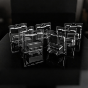 Embalaje en blíster de concha de almeja de plástico desechable transparente personalizado para Señuelos de Pesca para Pegatinas de velas uso artesanal - Product Image 1