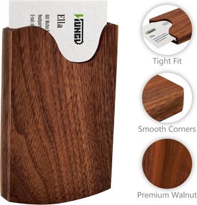 Portable en bois poche porte-cartes de visite peint Technique tenture murale hommes porte-cartes de crédit nom porte-cartes <span class=keywords><strong>portefeuille</strong></span> - Product Image 5