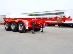 Khung thép khung gầm bán <span class=keywords><strong>Trailer</strong></span> 20 chân 40ft <span class=keywords><strong>container</strong></span> tàu sân bay khung gầm cho <span class=keywords><strong>Trailer</strong></span> bán - Product Image 5