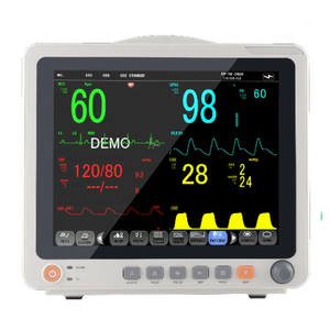 จอ8นิ้วเครื่องตรวจจับพยาธิสภาพ5-ตะกั่วแบบพกพาจอแสดงผล TFT-LCD ในโรงพยาบาลเครื่องตรวจคลื่นไฟฟ้าหัวใจสัตว์สัตวแพทย์ - Product Image 2