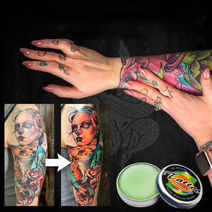 Bálsamo para el Cuidado Posterior del Tatuaje en Lata, Crema Reparadora para la Curación de la Piel, Ungüento Anti-Cicatrices para el Cuidado Profesional del Tatuaje - Product Image 3