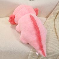 Jouets en peluche de haute qualité, super doux, en coton PP, animaux, salamandre rose, jouets en peluche pour soulager le stress