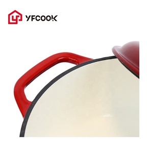 6QT — poignées latérales pour la cuisson, produit <span class=keywords><strong>en</strong></span> céramique antiadhésif, four <span class=keywords><strong>en</strong></span> <span class=keywords><strong>fonte</strong></span> robuste/revêtement émaillé, idéal pour le four néerlandais - Product Image 5