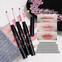 Crayon à Lèvres Mat Végétalien en Gros, Crème Personnalisée, Meilleur Crayon Contour des Lèvres, Marque Privée, Rouge à Lèvres Brillant Rose et Rouge de Luxe