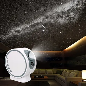 新高清图像大投影区域旋转替换电影宇宙恒星银河投影仪灯带扬声器白噪声