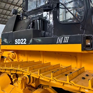 Bulldozer d'occasion Shantui SD22 de Chine, machine de terrassement sur chenilles hydraulique pour le défrichement des terres - Product Image 4