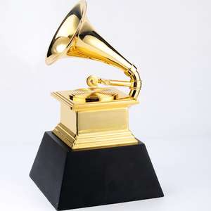 2025 Trofeos Grammy personalizados <span class=keywords><strong>Premios</strong></span> Crystal Honor Metal con música UV y técnica plateada de serigrafía - Product Image 6