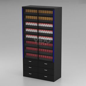 Vetrina Espositiva per Sigarette e Tabacco con LED RGB, Antifurto, con Scaffali a Molla, Direttamente dalla Fabbrica - Product Image 6