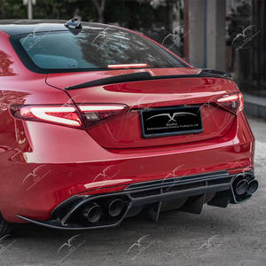 Kit di Modifica per Carrozzeria <span class=keywords><strong>Alfa</strong></span> Romeo <span class=keywords><strong>Giulia</strong></span> 280, Diffusore Posteriore da Versione Normale a Versione <span class=keywords><strong>QV</strong></span> Aggiornata 2016-2024, Spoiler e Paraurti - Product Image 4