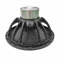 Woofer Profesional 18 inci, Voice Coil 115mm, Sensitivitas 97dB, Surround Kain, Kerucut Serat Kaca, Driver Subwoofer PA