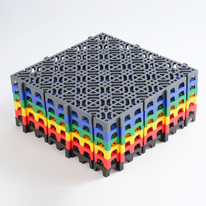 Factory Wholesale Modular <b>Interlocking</b> Garage <b>Floor</b> <b>Tiles</b> Anti-Slip PP Plastic Car Wash Grate Flooring with Drainage Hole - Product Image 5