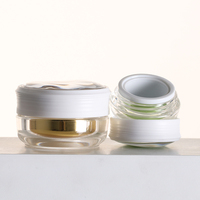 Pot en plastique pour maquillage, gel ou peinture, petit format, impression sérigraphique, faible MOQ, 5g 10g, vente en gros