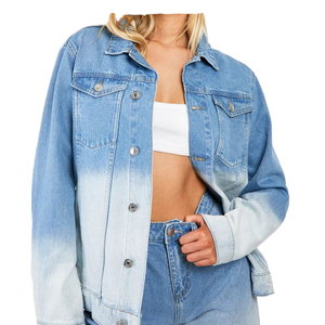 Vente en gros 2025 nouvelle mode hiver femmes veste en jean dames manteaux vêtements avec option OEM - Product Image 1