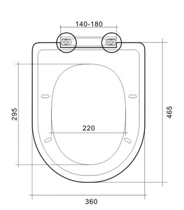 Accesorios de Lujo para Baño: <span class=keywords><strong>Tapa</strong></span> de Inodoro de Plástico PP con Cierre Suave y Fácil Limpieza - Product Image 6