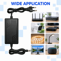 Adaptateur secteur professionnel 5,5x2,1 mm DC 18W 12V 1,5A à sortie stable pour moniteur LCD et boîtier TV
