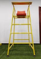 Chaise d'arbitre de volley-ball et de badminton en métal durable à prix avantageux, portable, hauteur 177/245 cm