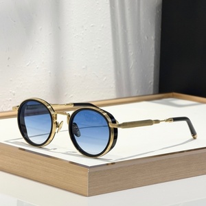 MAYB THE BOULEVARD II 47-24 Gafas de Sol de Alta Calidad para Hombre <span class=keywords><strong>y</strong></span> Mujer, Diseño Clásico Punk de Lujo, Acetato, UV400, con Caja - Product Image 1