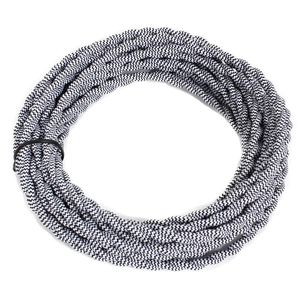 Marron/<span class=keywords><strong>Noir</strong></span>/Blanc/Rouge Vin Torsadé Satin Sheen <span class=keywords><strong>Tissu</strong></span> Éclairage Fil Électrique Câble 0.75mm * 2 Core Coton Textile Lampe Cordon - Product Image 3