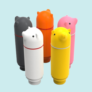 Customized Color Packing Silicone Stand up <strong>Pen</strong> <strong>Pouch</strong> with Cute Animal Face for School Pencil case - Product Image 6