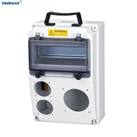 Boîte de distribution d'alimentation portable, étanche, en ABS, anti-poussière, pour travaux de construction en extérieur