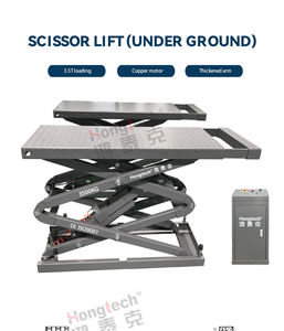 Attrezzatura per Auto HOT-UGS4 Sollevatore a Forbice Piccolo Elettrico 3.5T Interrato Idraulico da 3500kg per Auto - Product Image 5