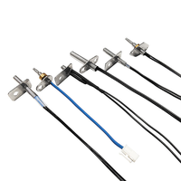 Sensor Termistor NTC untuk Oven Pemanggang Roti, Penggorengan Udara, Sensor Suhu NTC, Sensor Probe Flens untuk Oven Microwave 3435 3950 10k 50k 100k