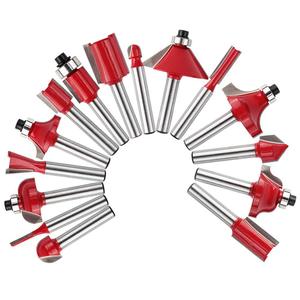 Milling Cutter Set 15-Piece 12 Mm Single Flute Carbide For <b>Engraving</b> Machine Woodworking <b>Tools</b> - Product Image 3
