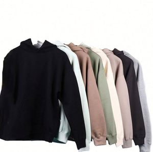 H5561 Manufacturer Supply Wholesales Custom 100% Cotton Blank Unisex <b>Plus</b> <b>Size</b> Hoodies - Product Image 2