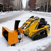 Spedizione gratuita a buon mercato Mini Skid Steer Loader EPA/EURO 5 diesel Mini Skid Steer caricatori cingolati stile guida Mini pale ruote