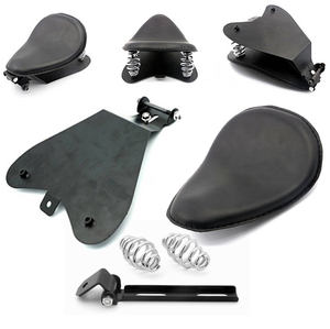 Siège solo fin RACEPRO pour moto avec kit de montage de support de base, ressort à barillet pour Harley Chopper Bobber Custom Dyna <span class=keywords><strong>Sportster</strong></span> - Product Image 4