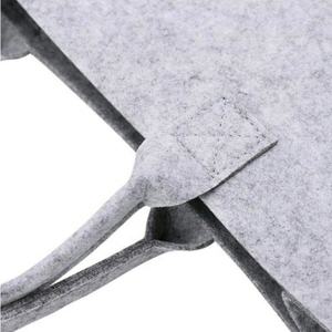 Sac fourre-tout en feutre personnalisé en gros avec motif de lettres, réutilisable et tendance, logo personnalisé - Product Image 4