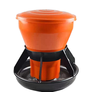 Pemberi makan babi otomatis plastik sisi ganda tempat makan babi melalui babi - Product Image 5