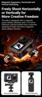 Caméra d'action chirurgicale Saturn pour DJI Action 5 Pro - Instruments chirurgicaux et cage pour chiens/lapins pour vidéos de formation médicale