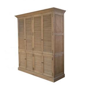 HL716 francese antico provinciale classico Vintage Country stile retrò mobili per camera da letto in legno massello rovere porta <span class=keywords><strong>armadio</strong></span> - Product Image 4