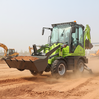Chargeuse-pelleteuse compacte d'occasion 4x4 de 2800 kg (2,8 tonnes) de fabrication chinoise