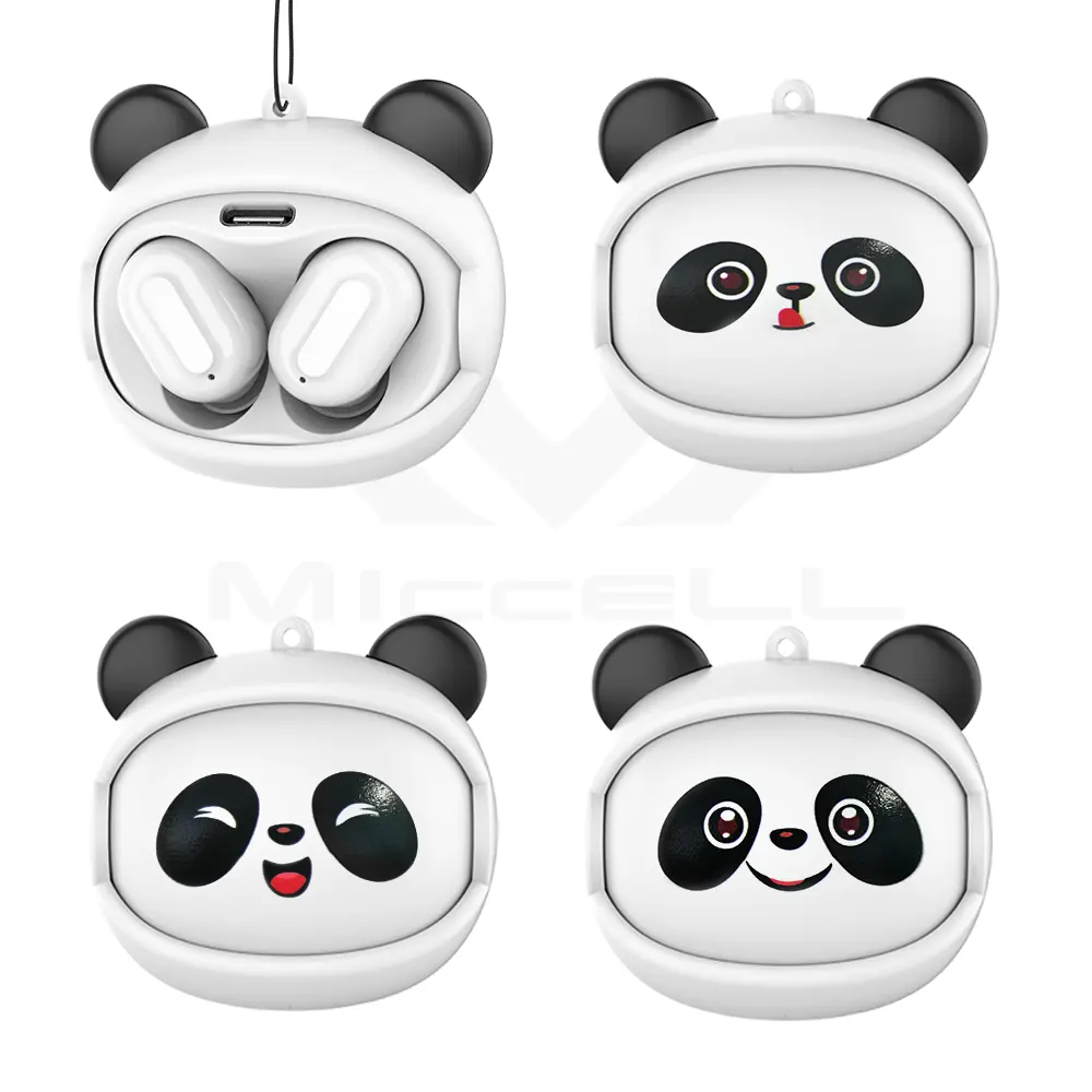 Écouteurs pour chien de dessin animé tws mini auriculares true wireless Cartoon panda auriculares tws casque audio sans fil