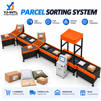 Logiciel d'entrepôt automatisé, gestion des stocks, système de tri dynamique DWS, convoyeur de tri à grande vitesse à bande en acier inoxydable