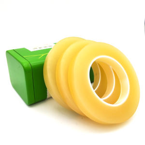 High Quality Low MOQ 12mm 100m <strong>PVC</strong> Transparent Waterproof Rubber <strong>Adhesive</strong> No Residue Sealing <strong>Tape</strong> for Food &amp; Tea Packaging - Product Image 5
