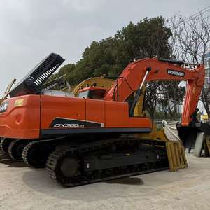 Excavadora de cadenas Doosan 360 de bajo precio DX360LC-9S DX 340LC, maquinaria usada de 36 toneladas para movimiento de tierras, excavadoras usadas importadas de Corea - Product Image 6