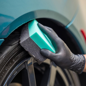 Almohadilla de Aplicación de Cera para Neumáticos de Coche, Compuesto de Cera para Neumáticos, Esponja de Espuma con Diseño Contorneado Reutilizable Grande con Wonder Wave - Product Image 5