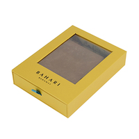 Boîte à tiroir en carton rigide PVC personnalisable pour cadeaux et artisanat avec laminage brillant/mat