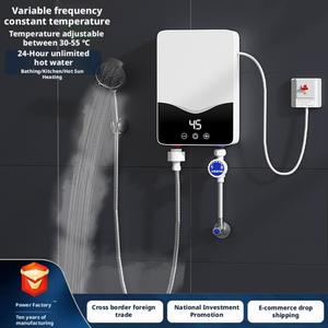 Household & Hotel Use Small <b>Shower</b> Quick Heating Instant Water Heater Constant Temperature Wall-Mounted - Product Image 4