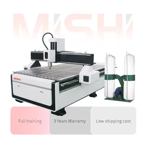 Enrutador MISHI cnc, máquina de corte MDF para la industria publicitaria, enrutador CNC de 3 ejes, fabricación de muebles 1325