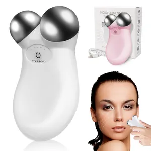 Portable EMS 3 Led Light Therapy Face Neck Lifting Massager Photon Skin Heated Beauty Face Lifting Device