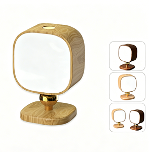 Solid Wood Portable Wireless Charging Intelligent Human Body Sensing Night <b>Light</b> - Product Image 2