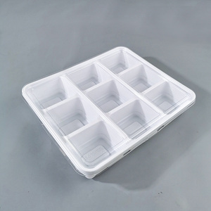 กล่องใส่อาหารหลากช่องแบบใช้แล้วทิ้งกล่องใส่อาหารพลาสติกใส่ไอศครีมแบบพกพา - Product Image 2